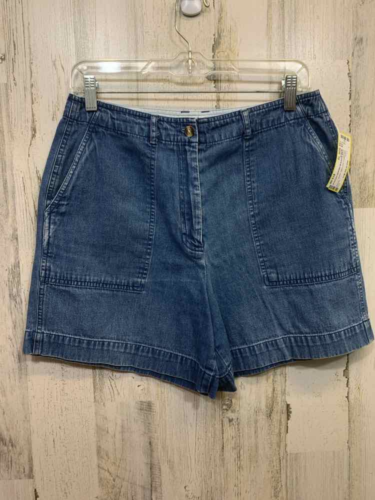 PRE-OWNED Size 10 TALBOTS BOTTOMS Denim SHORTS Shorts/DENIM SHORTS W/ SQUARE POC