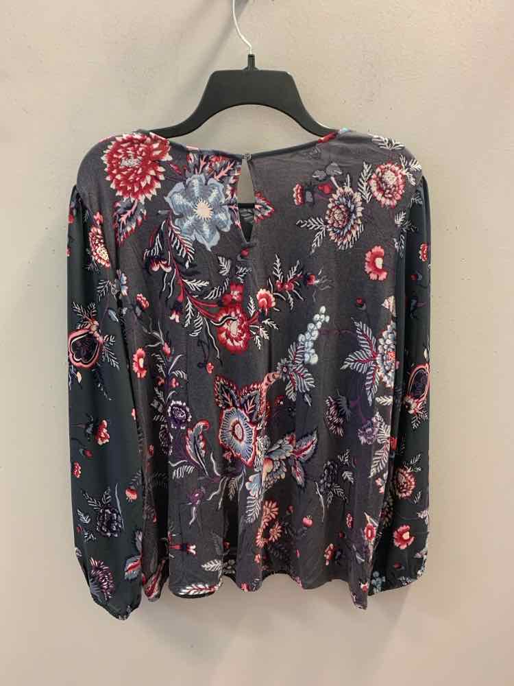 LOFT Tops Size PL GRY/PURP/BLU/RED Floral TOP