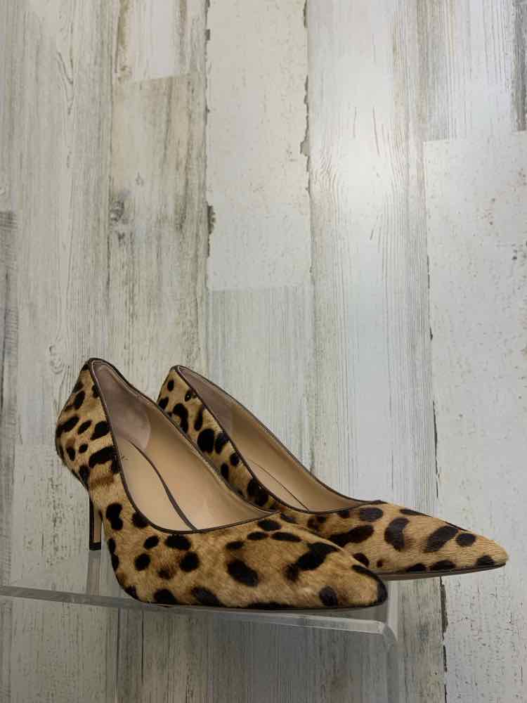 NWT Ralph Lauren SHOES 9 TAN/BRN CHEETAH PRINT Shoes/POINTED HEELS