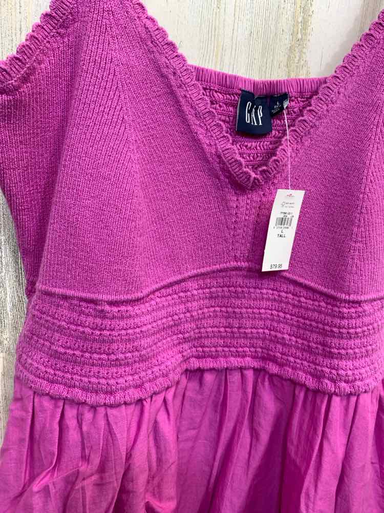 NWT GAP Dresses and Skirts Size L Purple KNIT A-LINE Dress/TANK TOP A-LINE DRESS