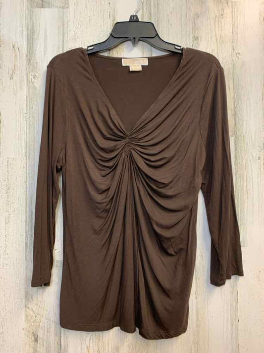 MICHAEL KORS Tops Size XL DARK BROWN LONG SLEEVES TOP