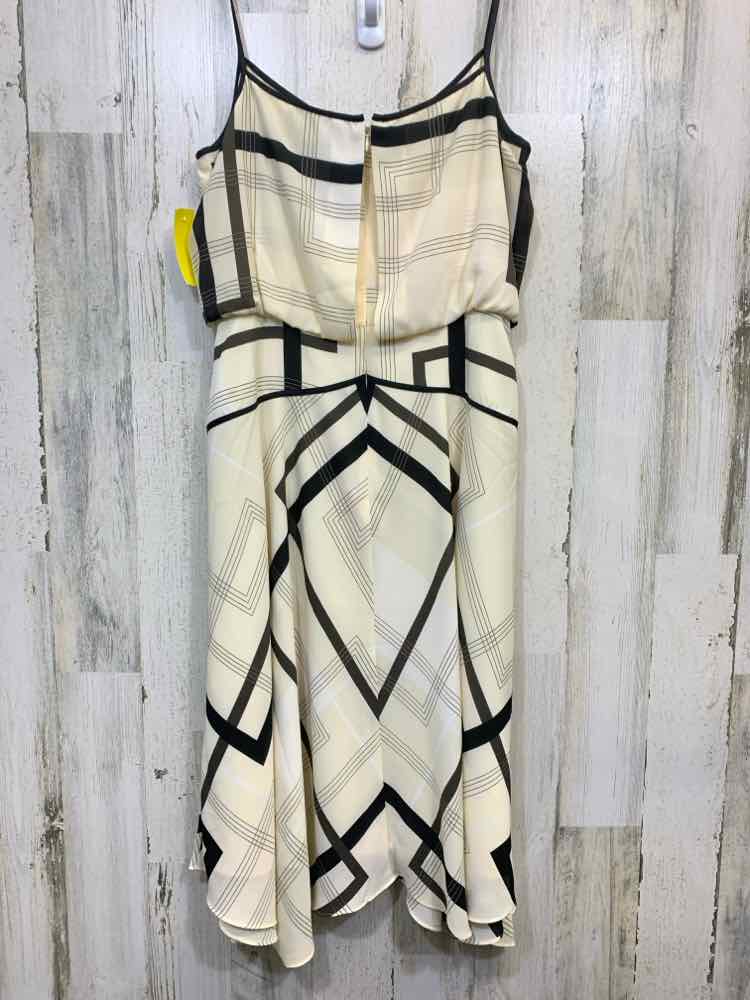 PRE-OWNED BANANA REPUBLIC Dresses and Skirts Size 14 BLK/TAN Geometric Dress