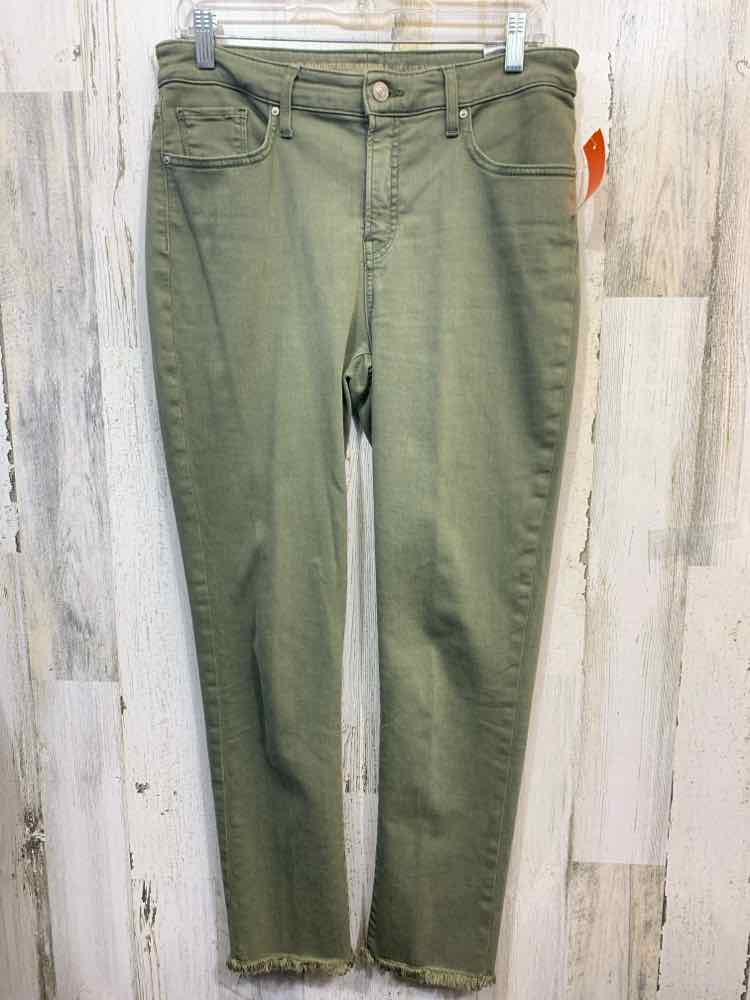 Size 0.5 CHICOS BOTTOMS Olive SLIM LEG Pants