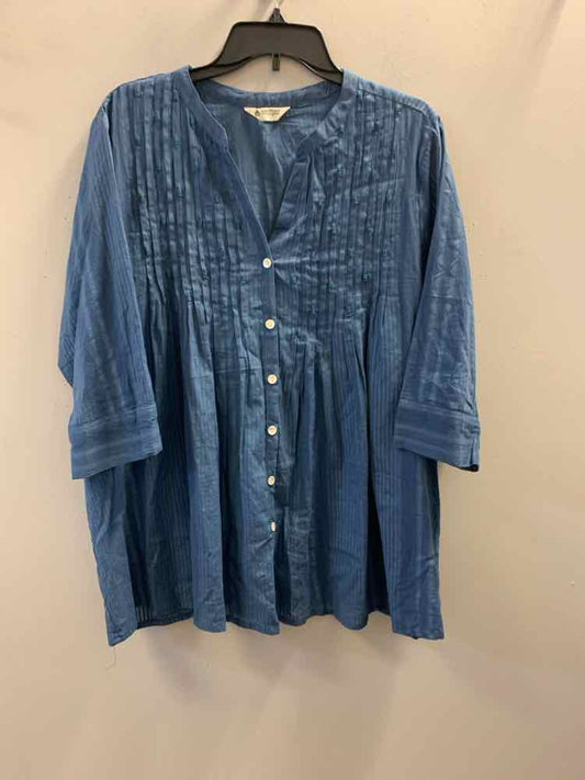 MARKETPLACE Tops Size L Blue TOP