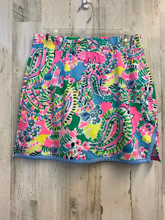 PRE-OWNED CROWN & IVY Dresses and Skirts Size M Multi-Color PAISLEY/FLORAL Skirt