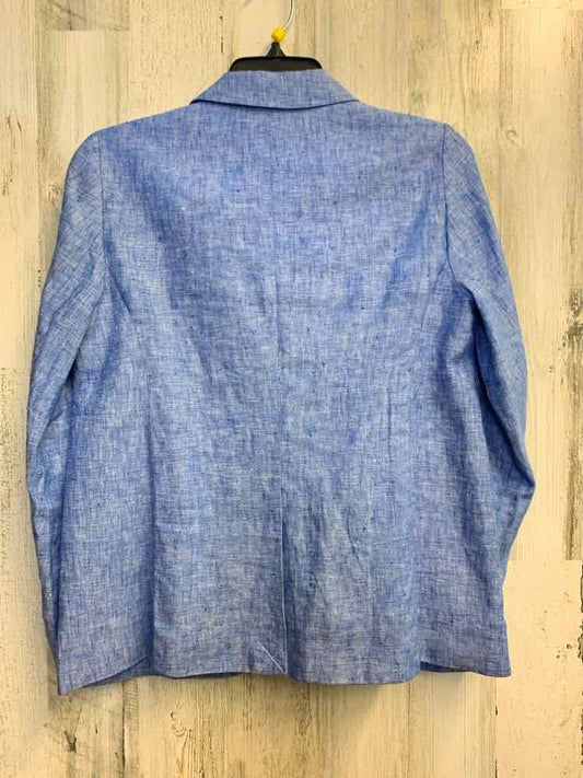 PRE-OWNED TALBOTS Tops Size 4P LIGHT BLUE LONG SLEEVES TOP