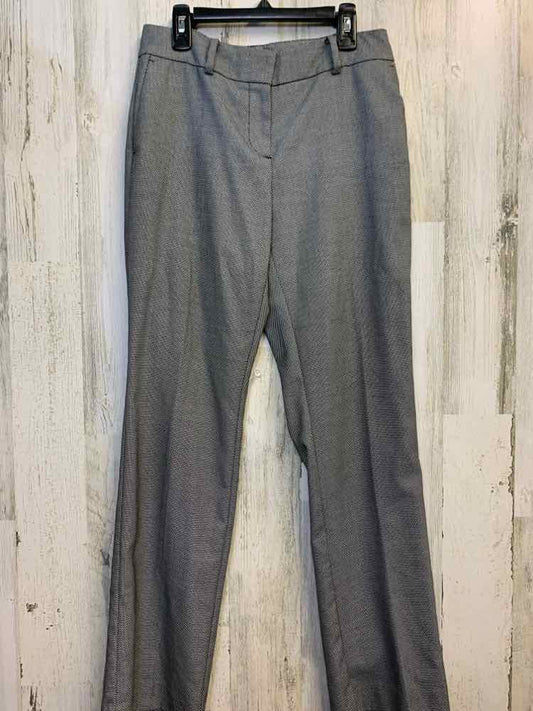 Size 2P ANN TAYLOR BOTTOMS BLK/WHT Checkered CURVY Pants