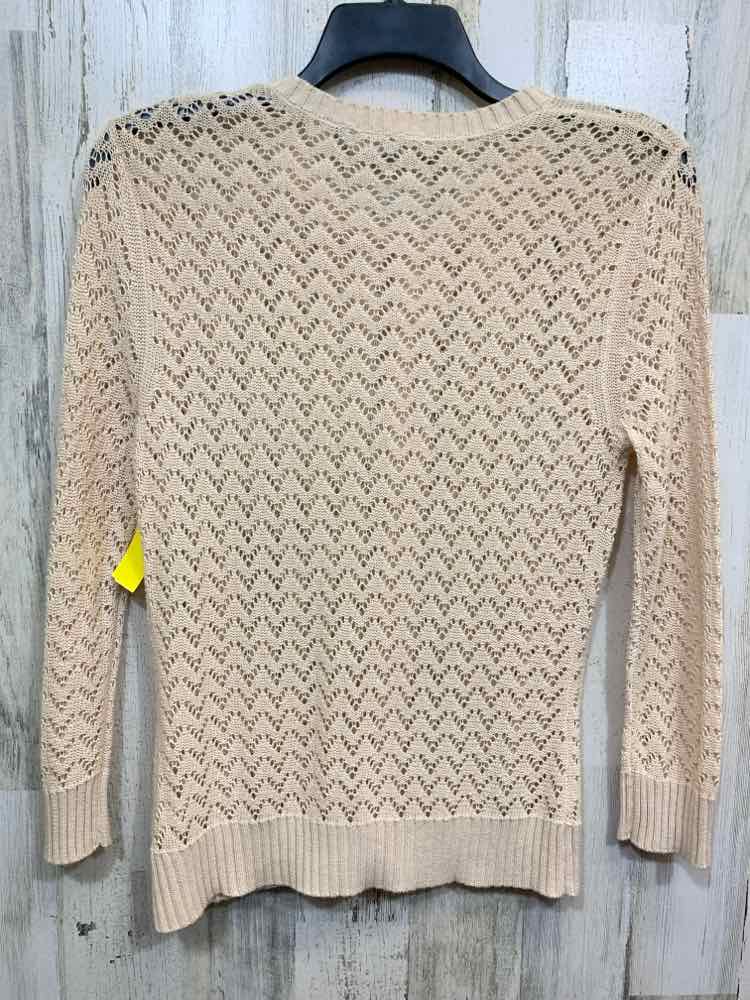 PRE-OWNED CROFT & BARROW Tops Size M NUDE Cardigan