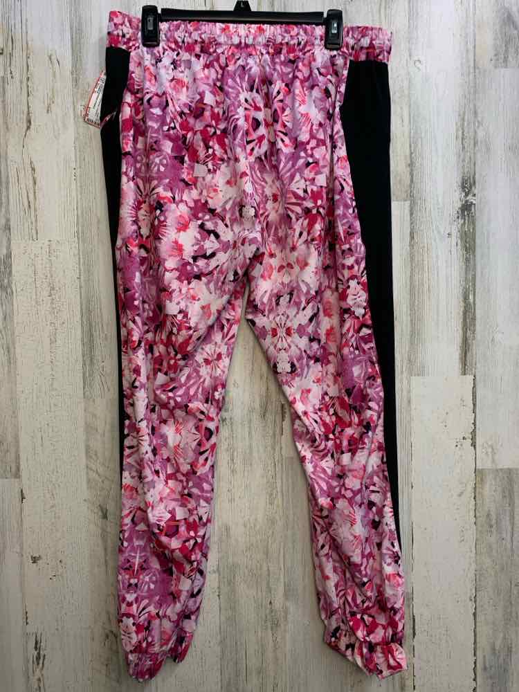 PRE-OWNED Size XL CHAMPION Activewear PINK/BLK STRAIGHT Pants/JOGGER