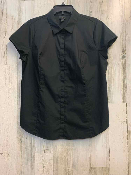 WORTHINGTON Tops Size XL Black SHORT SLEEVES Shirt