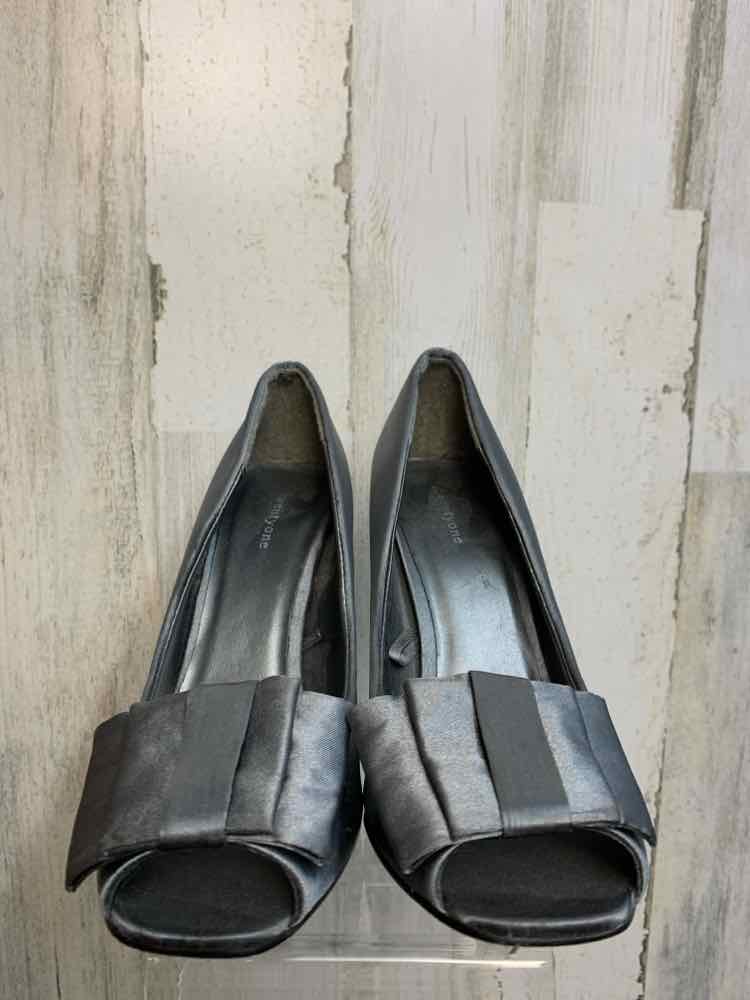 PRE-OWNED TWENTY ONE SHOES 6 Gray Shoes/OPEN TOE PUMP