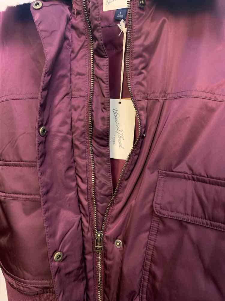 NWT UNIVERSAL THREADS JACKETS / COATS Size S Purple Velvet PLAIN Jacket