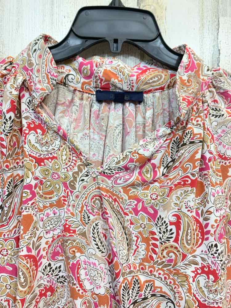 PRE-OWNED Ralph Lauren Tops Size XS Green Solid COLLAR Shirt/GREEN TAILOR FIT CO