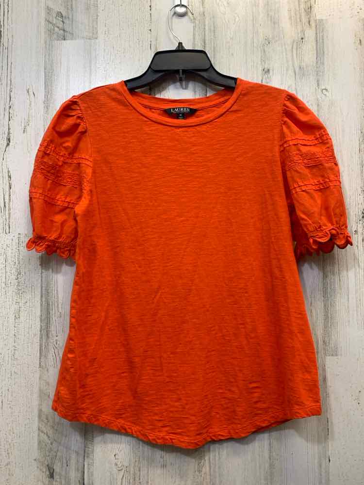 LAUREN RALPH LAUREN Tops Size M BITTERSWEET PUFF SLEEVES TOP