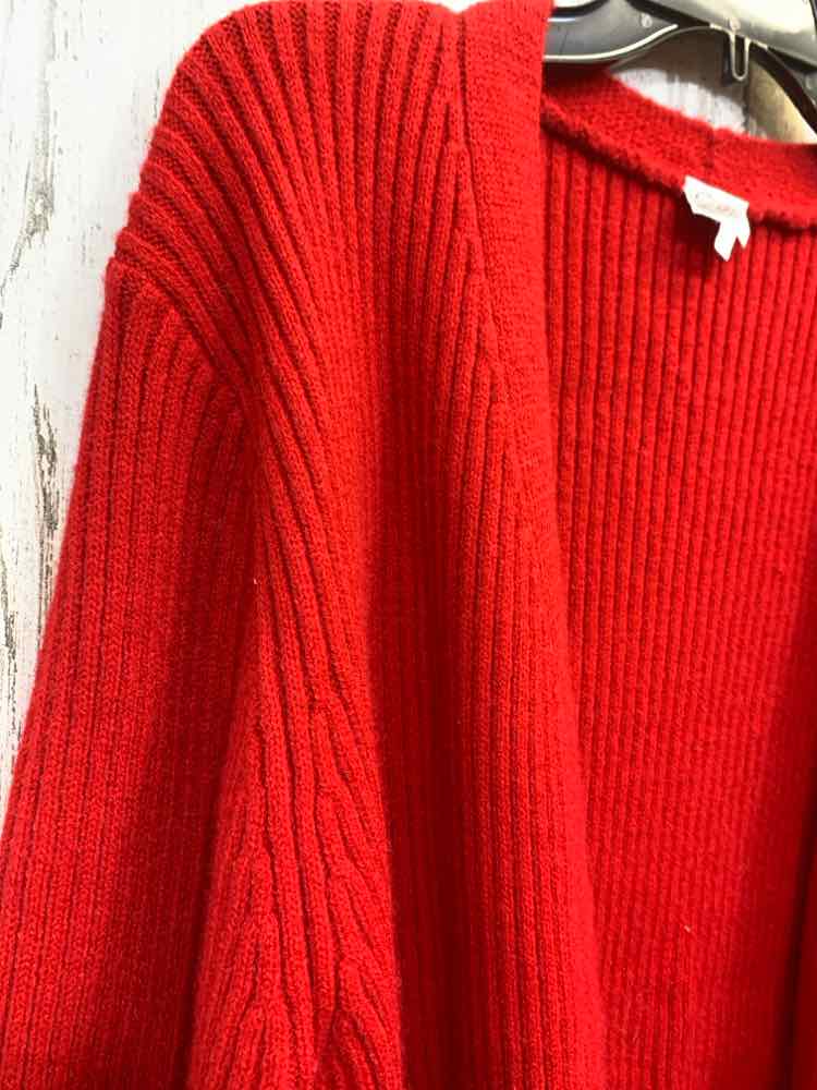 CIELO Tops Size L Red LONGSLEEVE Sweater