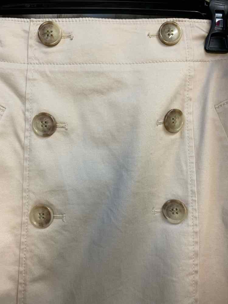 PRE-OWNED ANN TAYLOR Dresses and Skirts Size 4 Khaki Skirt/BUTTONS ON FRONT