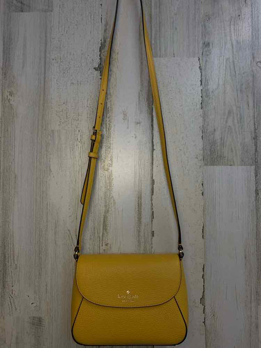 KATE SPADE Designer Handbags Mustard/SMALL MONICA/MINI FLAP SHOULDER STRAP