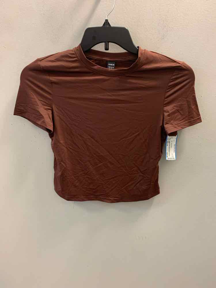 NWT SHEIN Tops Size M Brown