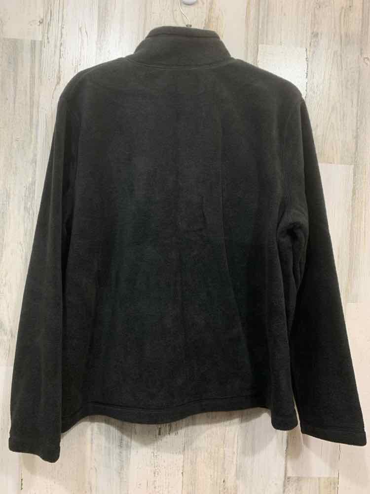 NWT KIM ROGERS/BLACK FLEECE ZIP ATHLEISURE JACKET