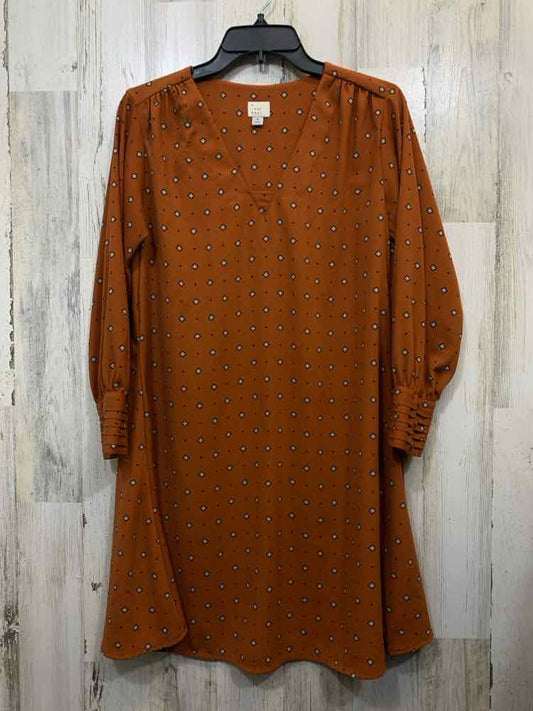 A NEW DAY Dresses and Skirts Size M BRICK DIAMONDS 3/4 LENGTH Dress