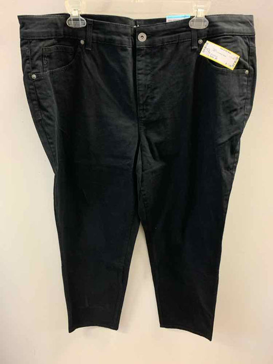 NWT Size 20 STYLE & CO PLUS SIZES Black Pants