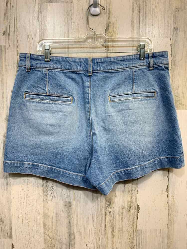 PRE-OWNED Size 12 LOFT BOTTOMS BLUE SQUARE POCKETS SHOER