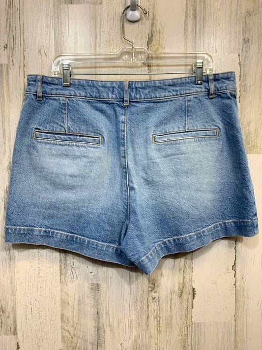 PRE-OWNED Size 12 LOFT BOTTOMS BLUE SQUARE POCKETS SHOER