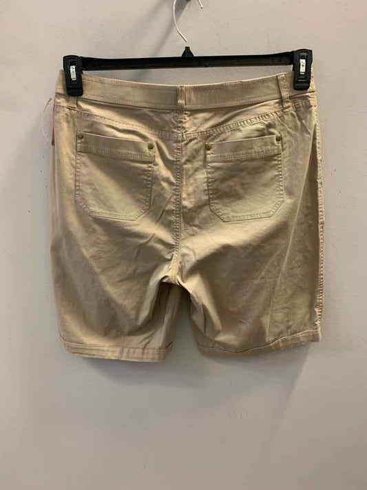 Size 12 CROFT & BARROW BOTTOMS Khaki BERMUDA Shorts