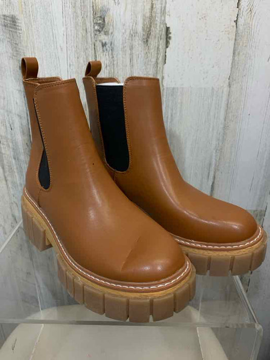 NWT MADDEN GIRL SHOES Shoe Size 7 Tan ANKLE BOOT Shoes/TAN ANKLE BOOT