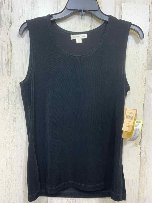 NWT COLDWATER CREEK/SLEEVELESS TEXTURED STRETCH KNIT SCOOP NECK