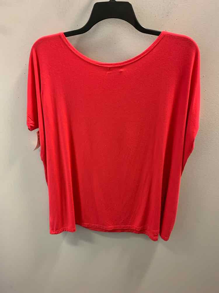 PIKO Tops Size S Red CAP SLEEVE TOP