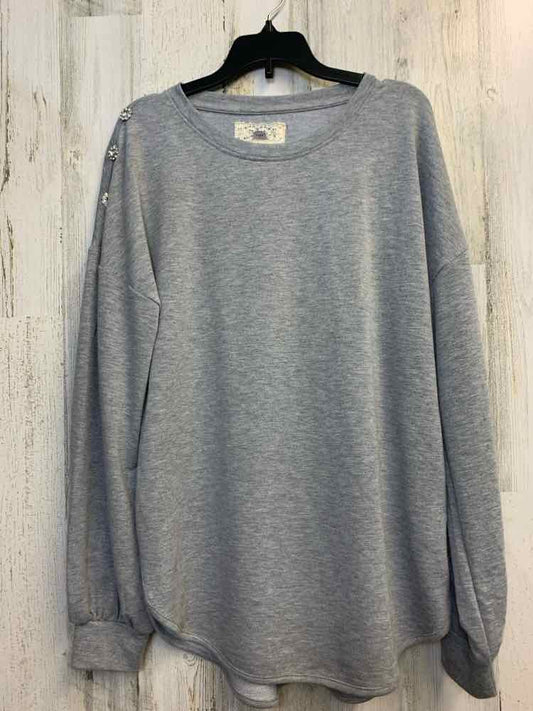 CUPIO Tops Size S Gray SWEATSHIRT TOP