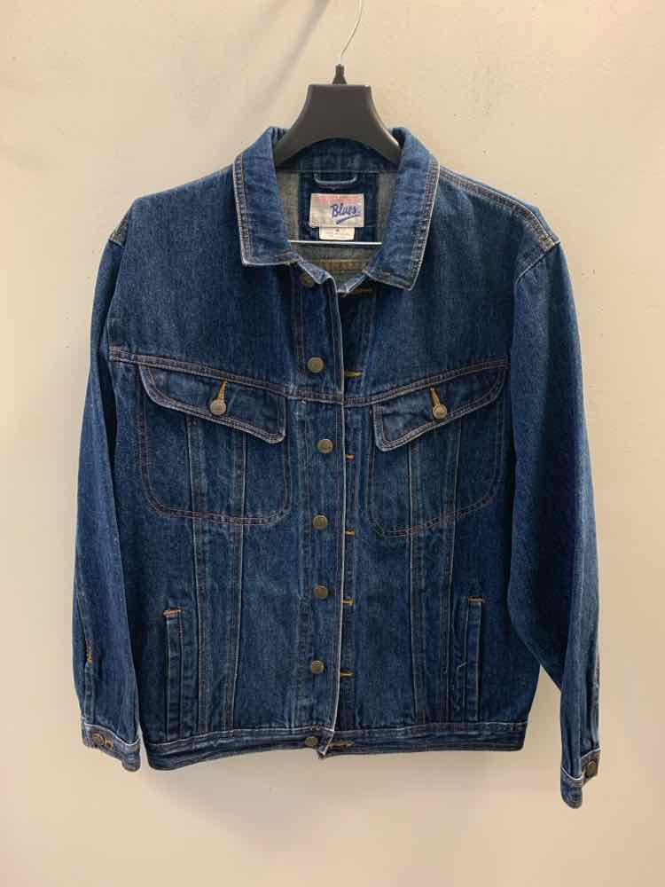 WEATHERED BLUES Tops Size M DARK BLUE Denim JACKET Jacket