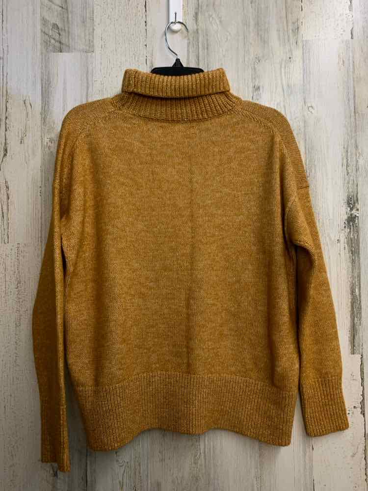 PRE-OWNED LOFT Tops Size M Mustard LONG SLEEVES TOP/TURTLE NECK