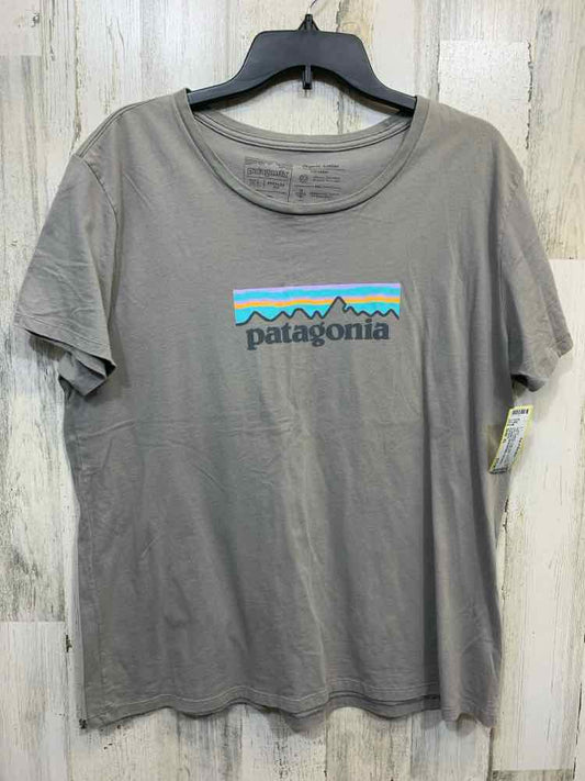PRE-OWNED Patagonia Size XL Gray COTTON SHORT SLEEVES T-shirt/CLASSIC RESPONSIBI