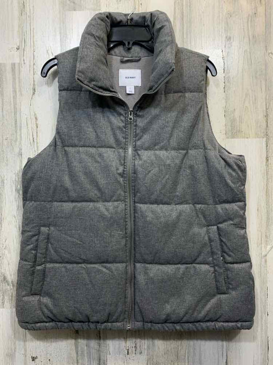 PRE-OWNED OLD NAVY JACKETS / COATS Size L Gray Vest