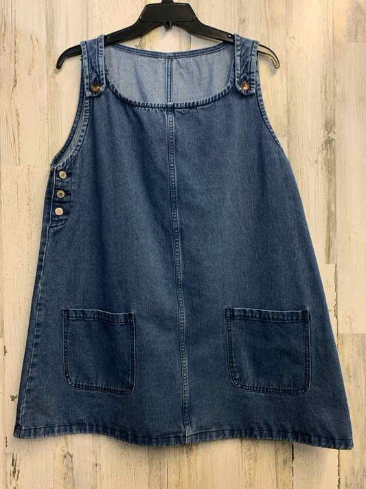 PRE-OWNED Dresses and Skirts Size 2X JEAN JEAN SHIFT DRESS Dress/JEAN SHIFT DRES