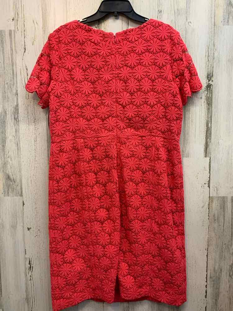 NWT TALBOTS Dresses and Skirts Size 16 Pink Lace SHEATH Dress/PINK FLORAL LACE S