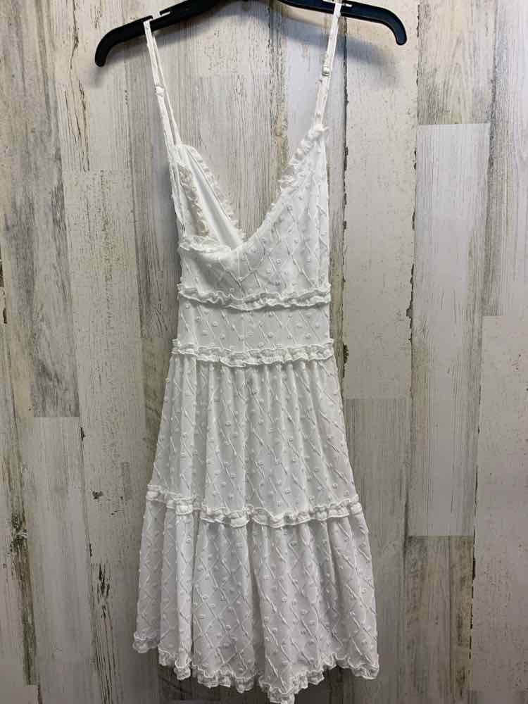 PRE-OWNED SHE + SKY Dresses and Skirts White Eyelet TANK DRESS Dress/WHITE EYELE