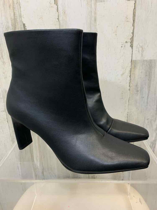 NWT ALFANI SHOES Shoe Size 10 Black SQUARE FRONT Boots