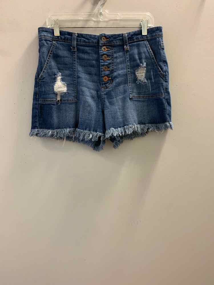 Size 15 NO BOUNDRIES BOTTOMS Blue Shorts