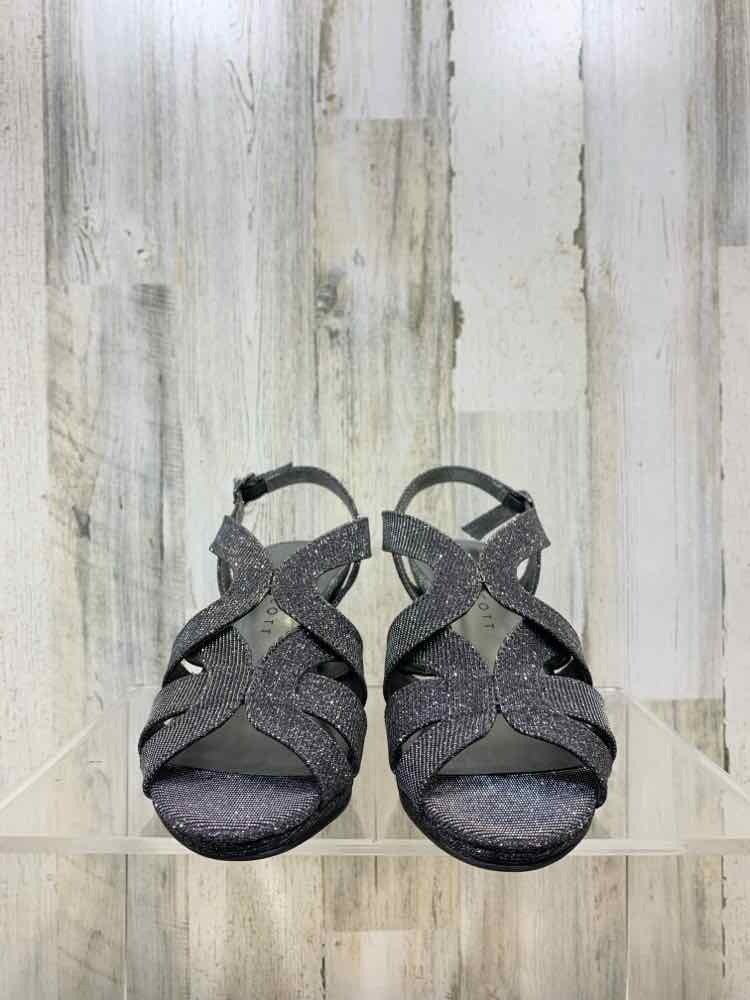 NWT KAREN SCOTT SHOES Shoe Size 6.5 Silver SPARKLES SLING BACK Shoes/SILVER SPAR