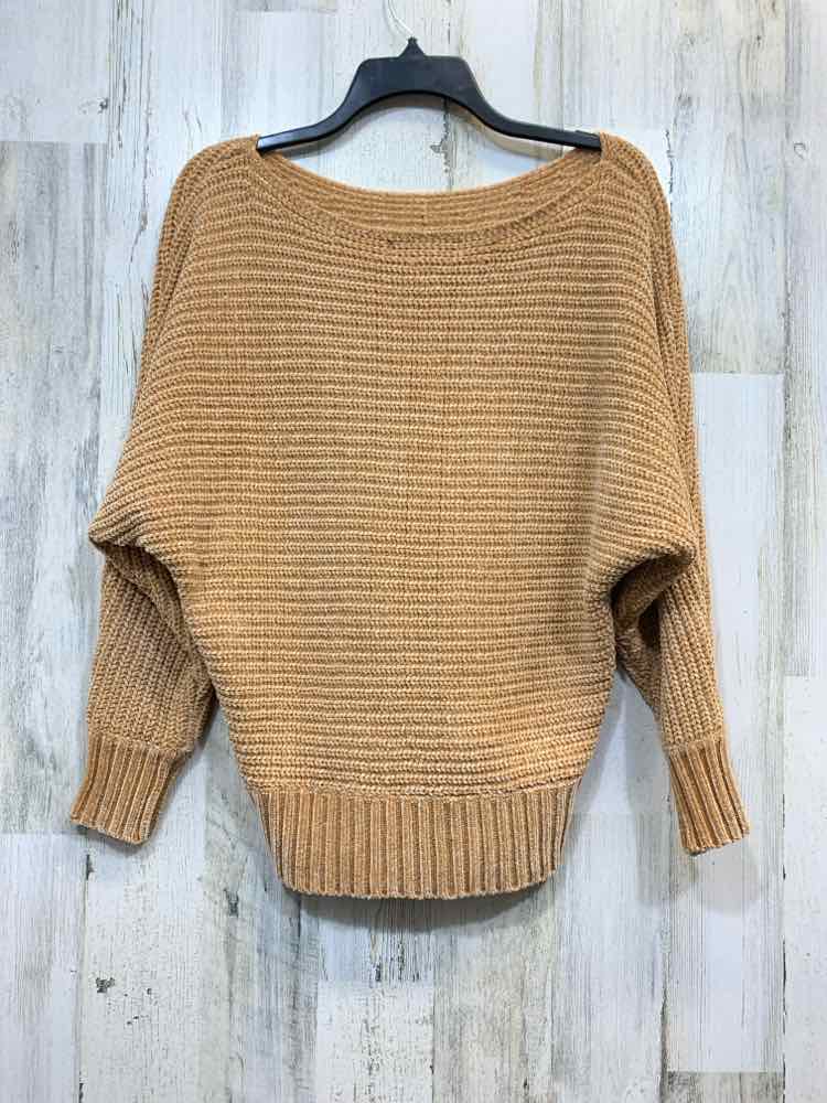 PRE-OWNED FOREVER 21 Tops Size S Tan KNIT SWEATER Sweater/TAN KNIT SWEATER