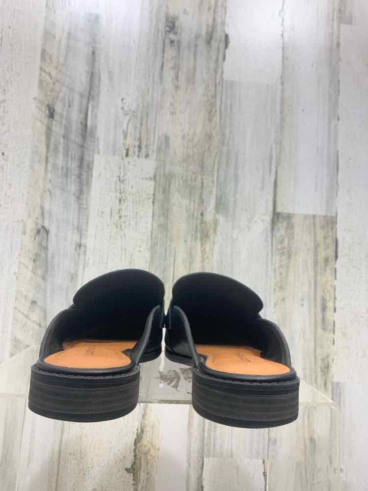 PRE-OWNED LUCKY BRAND SHOES Shoe Size 8 Black MULES Shoes/BLACK LOAFER MULES