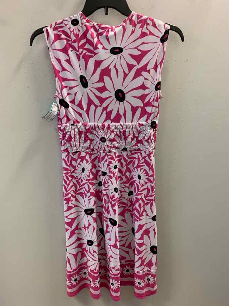 B.MOSS Dresses and Skirts Size S PINK/WHT/BLK Floral Dress