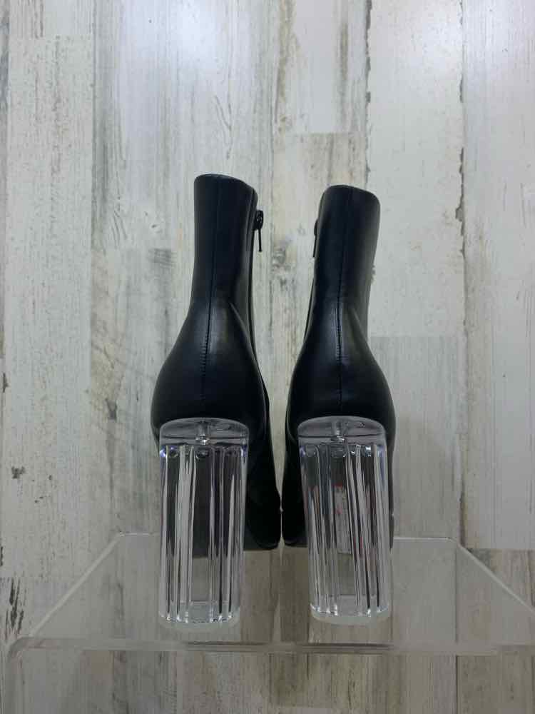 NWT WILD PAIR SHOES Shoe Size 8.5 BLK/CLEAR BOOT Boots