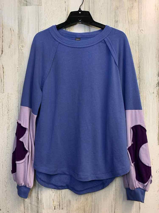 SHEIN Tops Size M periwinkle LONG SLEEVES TOP
