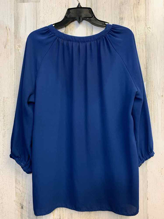 VIOLET & CLAIRE Tops Size L Navy 3/4 LENGTH TOP