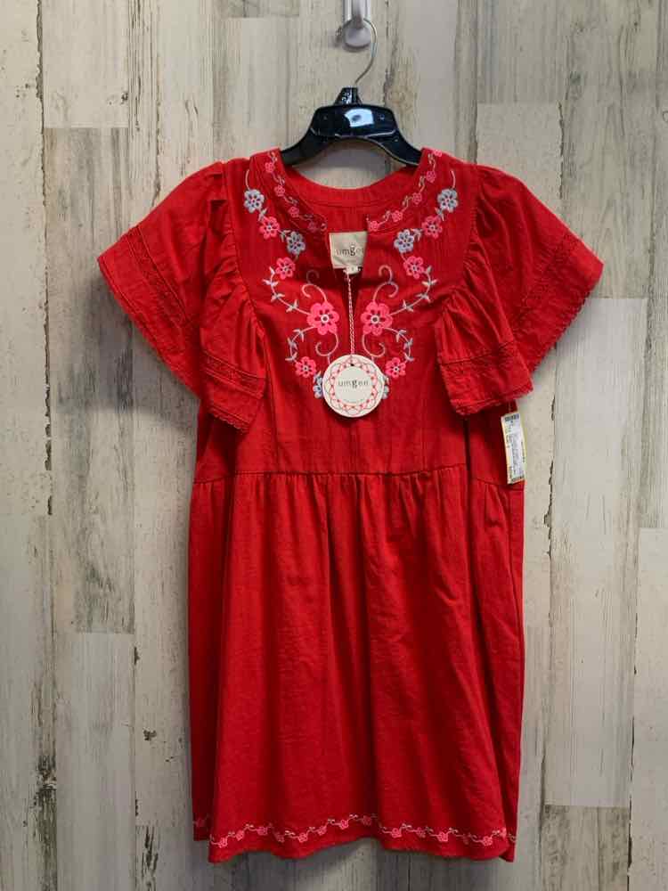 NWT UMGEE Dresses and Skirts Size S RED/PINK/BLUE Floral A-LINE Dress/RED A-LINE