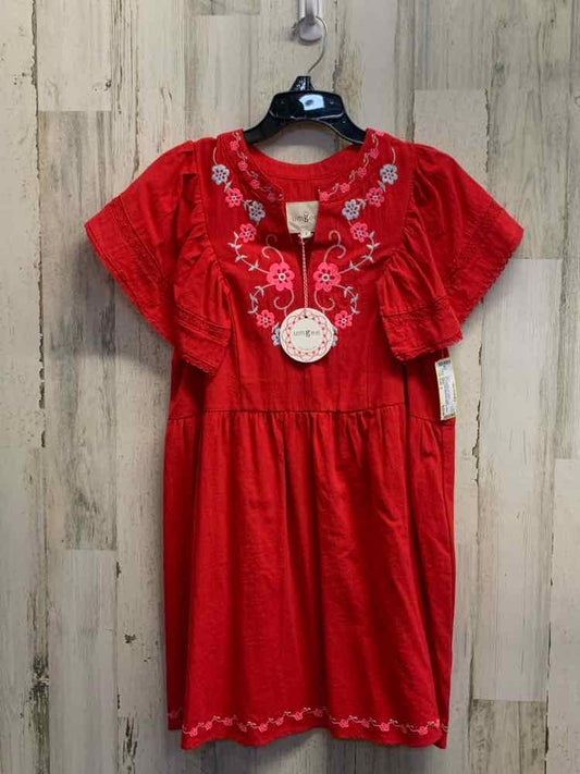NWT UMGEE Dresses and Skirts Size S RED/PINK/BLUE Floral A-LINE Dress/RED A-LINE